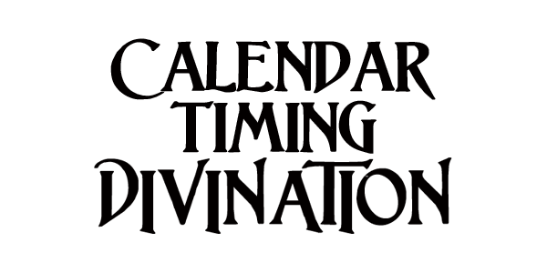 Calendar Timing Dice Instructions Logo