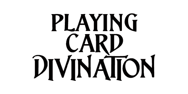 Playing Card Divination Dice Instructions Logo